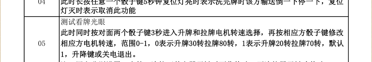 小冬过山车主板简要说明